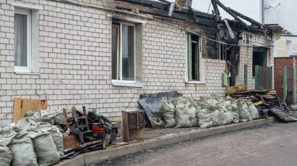 Professional Fire Damage Removal technician working in Waterford, VA
